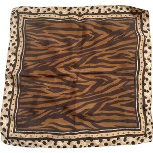 ECHO Animal Print Silk Scarf made in Italy